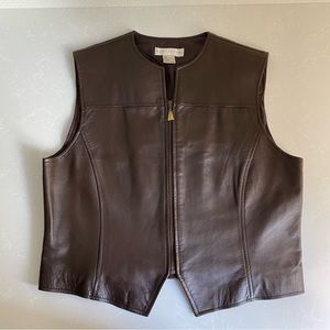 Doncaster | Brown Leather Vest